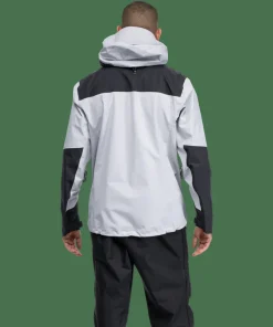 Bergans Men's Rabot Light 3L Shell Jacket Pearl Grey/dark Shadow Grey