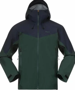 Bergans Men's Rabot Light 3L Shell Jacket Duke Green/Navy Blue