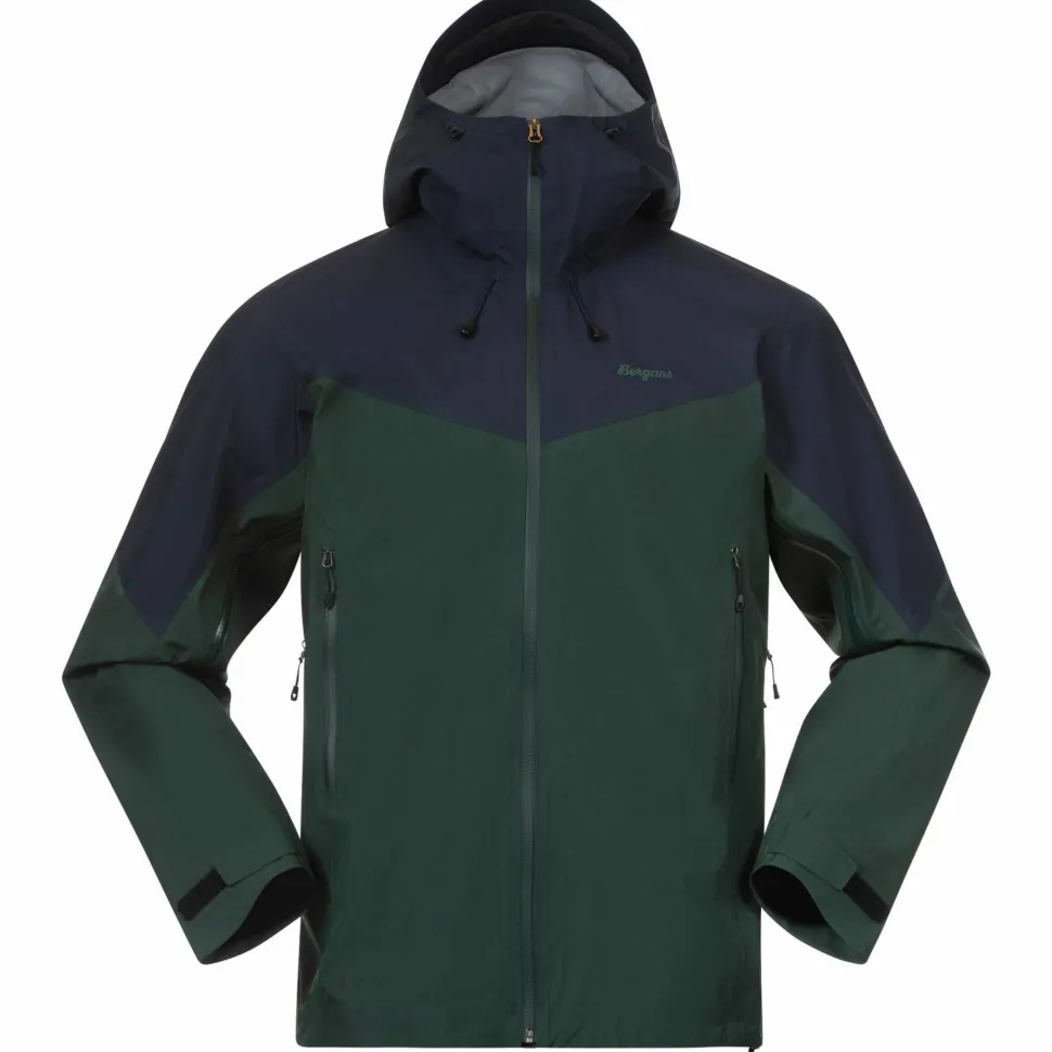 Bergans Men's Rabot Light 3L Shell Jacket Duke Green/Navy Blue