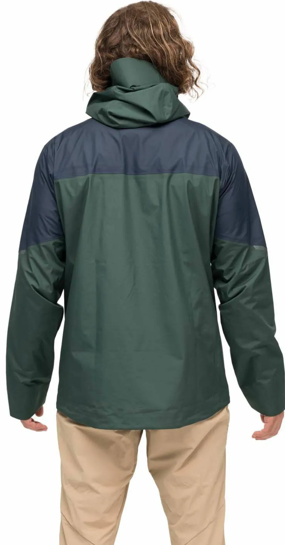 Bergans Men's Rabot Light 3L Shell Jacket Duke Green/Navy Blue