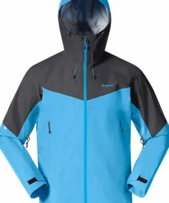 Bergans Men's Rabot Light 3L Shell Jacket Dark Aqua Lagoon/black