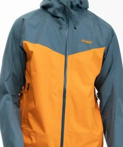 Bergans Men's Skarlight 3L Shell Jacket Cloudberry Yellow/Orion Blue