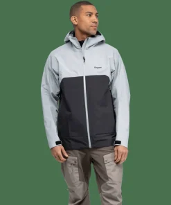 Bergans Men's Vaagaa 3L Shell Jacket Pearl Grey/Dark Shadow Grey