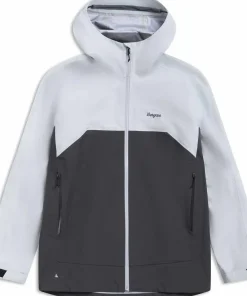 Bergans Men's Vaagaa 3L Shell Jacket Pearl Grey/Dark Shadow Grey