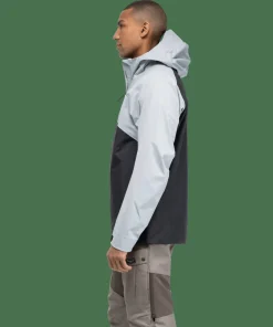 Bergans Men's Vaagaa 3L Shell Jacket Pearl Grey/Dark Shadow Grey
