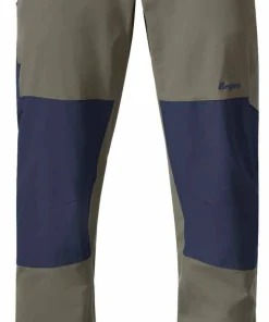 Bergans Men's Vaagaa Softshell Pants Green Mud/Navy Blue