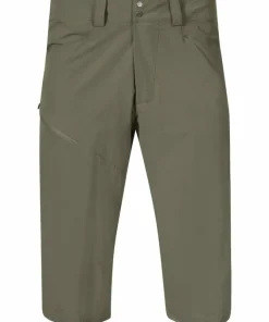 Bergans Men's Vandre Light Softshell Long Shorts Green mud