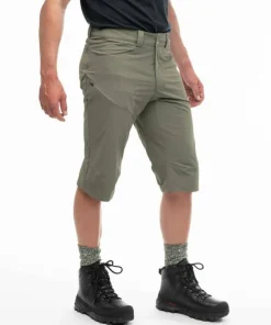 Bergans Men's Vandre Light Softshell Long Shorts Green mud