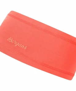 Bergans Wool Headband Peachy Red