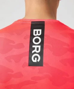 Björn Borg Men's Borg Performance T-Shirt Diva Pink