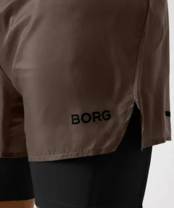 Björn Borg Men's Borg Running Shorts 2 In 1 Falcon