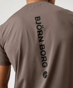 Björn Borg Men's Borg Running Perforated T-Shirt Falcon