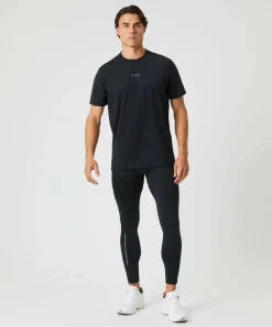 Björn Borg Men's Borg Running Perforated T-Shirt Black Beauty
