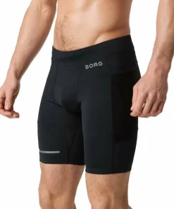 Björn Borg Men's Borg Running Short Tights Black Beauty