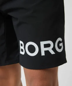 Björn Borg Men's Borg Shorts Black Beauty/White