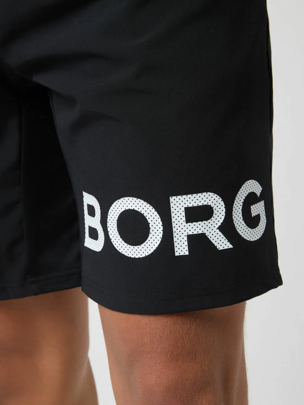 Björn Borg Men's Borg Shorts Black Beauty/White