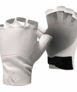 Black Diamond Crack Gloves White
