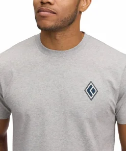 Black Diamond M Heritage Alpinist Ss Tee Nickel Heather