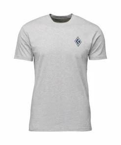 Black Diamond M Heritage Alpinist Ss Tee Nickel Heather