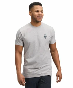 Black Diamond M Heritage Alpinist Ss Tee Nickel Heather