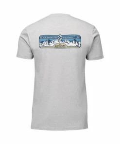 Black Diamond M Heritage Alpinist Ss Tee Nickel Heather