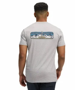 Black Diamond M Heritage Alpinist Ss Tee Nickel Heather