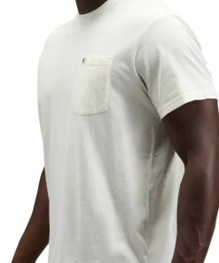 Black Diamond Men's Diamond Patch Ss Pocket Tee Off White