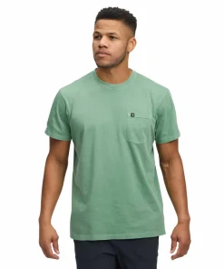 Black Diamond Men's Diamond Patch Ss Pocket Tee Laurel Green
