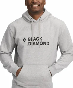 Black Diamond Men's Mini Stacked Pullover Hoody Nickel Heather