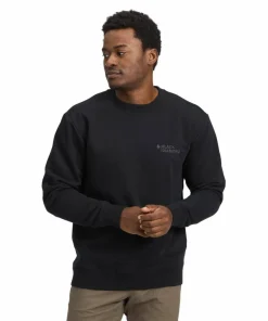 Black Diamond Men's Mini Stacked Crewneck Black