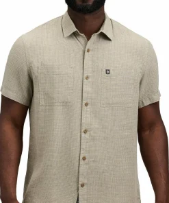 Black Diamond Men's Scenic Route Ss Shirt Pine Smoke-chalk