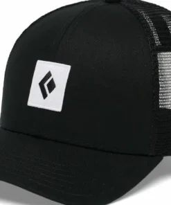 Black Diamond Men's Trucker Hat Black-black-white Icon Patch