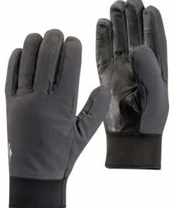 Black Diamond Midweight Softshell Gloves Smoke