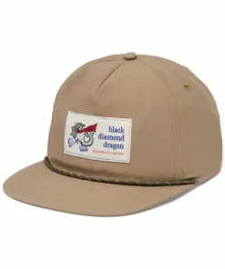Black Diamond Synthetic Rope Hat Mushroom/White Dragon Patch