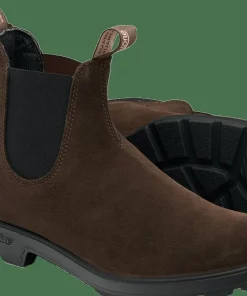 Blundstone Unisex 2410 Suede Chelsea Boots Brown
