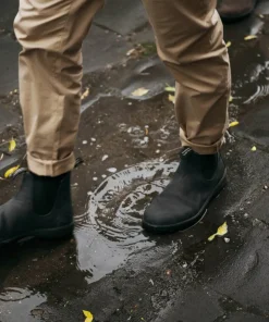 Blundstone Unisex Casual Chelsea Boots #587 Rustic Black