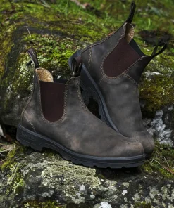 Blundstone Unisex Casual Chelsea Boots #585 Rustic Brown