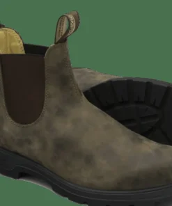 Blundstone Unisex Casual Chelsea Boots #585 Rustic Brown