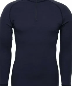 Brynje Unisex Arctic Zip Polo Shirt Navy