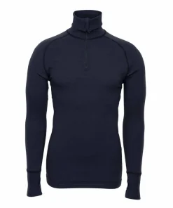 Brynje Unisex Arctic Zip Polo Shirt Navy