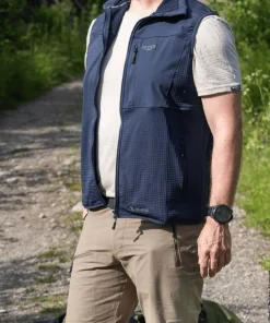 Brynje Unisex Polar Fleece Vest Navy
