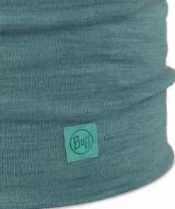 Buff Merino Heavyweight Neck Warmer Solid Pool