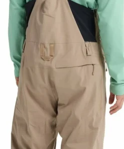 Burton Men's Reserve 2L Bib Pants Summit Taupe