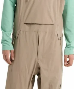 Burton Men's Reserve 2L Bib Pants Summit Taupe