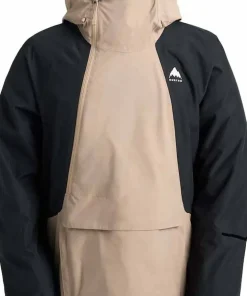 Burton Men's Reserve Relaxed Anorak Summit Taupe/true Black