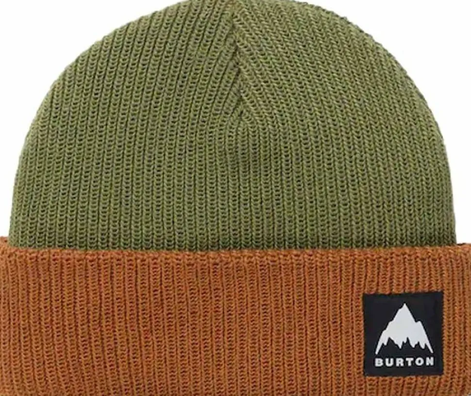 Burton Recycled Vt Beanie Forest Moss/chestnut Brown