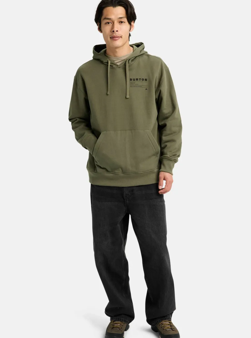 Burton Unisex Moretown Pullover Hoodie Forest Moss