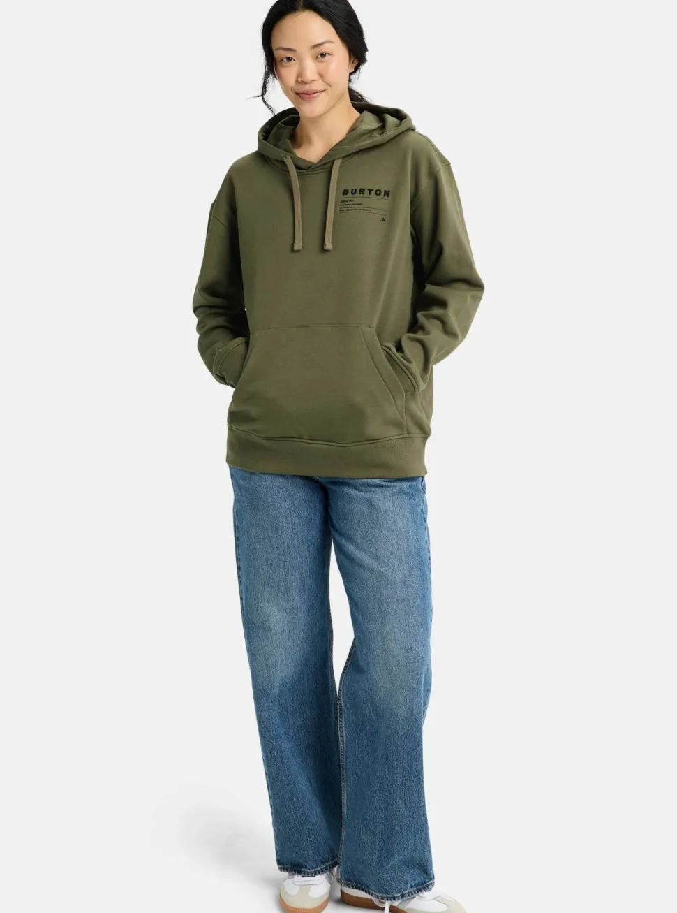 Burton Unisex Moretown Pullover Hoodie Forest Moss