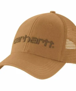 Carhartt Canvas Mesh-Back Logo Graphic Cap Carhartt Brown/oiled Walnut