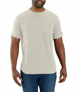 Carhartt Men's Carhartt Force Relaxed Fit Midweight Short-Sleeve Pocket T-Shirt Malt